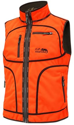 Full mundur Chaleco de caza reversible para hombre en camuflaje Blaze Orange, cortaviento e impermeable