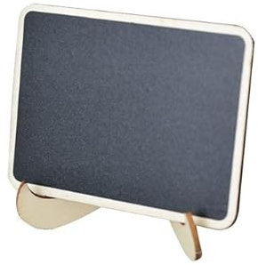 13 mini lavagne con supporto, piccole lavagne da scrivere con pennarello a gesso cancellabile, in legno, per segnaposto di compleanno, segnaposto per matrimonio