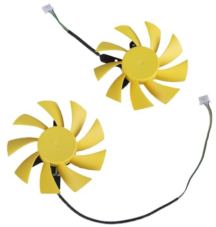 Watreketal Ventilador de tarjeta gráfica de 83 mm de 4 pines 9015M12B para GTX750Ti que garantiza un efecto de refrigeración óptimo y fácil instalación, ventilador GPU para tarjeta de vídeo, accesorio