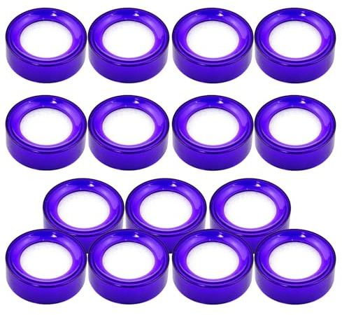 HAPINARY 15 Piezas Humedecedor de Dedos Esponja para Contar Dinero Vaso Esponja Transparente para Oficina Herramienta Versátil para Manipulación de Papel y Sellado de Sobres