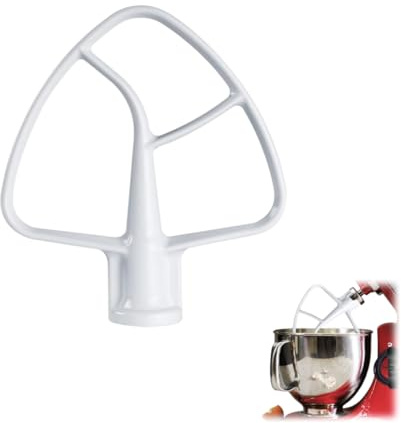 Frusta piatta per planetaria da 4,5-5 quart con testa basculante,frusta piatta in alluminio,Frusta piatta antiaderente,gancio per impasto,accessori impastatrice,Accessorio per impastare e dolci