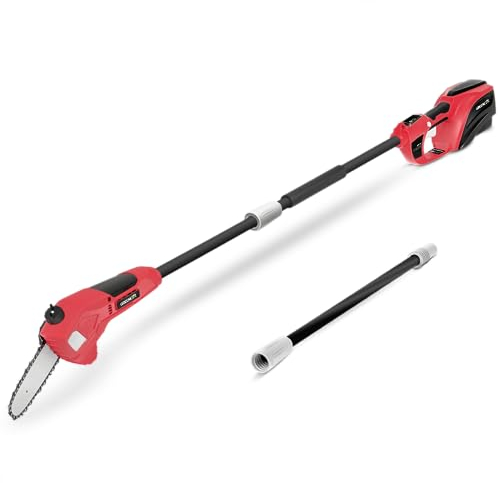 GREENCUT PP400L - Teleskop-Höhenschere 40V akkubetriebene, 170mm Klinge, max. Höhe 2,65m mit ausziehbarem Holm, Akku und Ladegerät NICHT ENTHALTEN