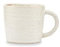 House Doctor Kleine Tasse Pion Weiß | Espressotasse aus Steingut | Dänisches Design im Scandi-Style, Small