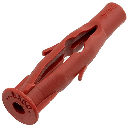 AERZETIX - C64980 - Juego de 30 tacos universales 8х50mm - en nylon - fijación en hormigón ladrillo piedra hormigón celular materiales huecos paneles trabajos edificio tornillo de madera armazón