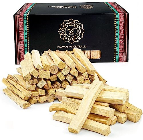 MUT22 Palo Santo Räucherstäbchen 800 g - Premium Heiliges Holz für Reinigung & Spiritualität, Nachhaltig aus Peru