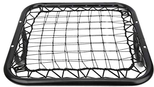 RiToEasysports Rebotador de Fútbol de Mano, Reboteador de Mano, Red Elástica, Equipo de Entrenamiento de Portero, Puerta de Fútbol, ​​Color Negro