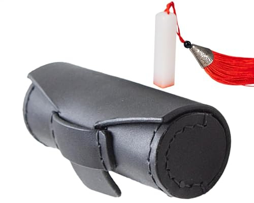 Estuche compacto para pintalabios, soporte portátil para labios, para lápiz labial, organizador de lápiz labial para mujer con diseño compacto y portátil, 1.57 x 3.15 pulgadas para viajes y uso
