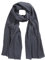 Ulla Popken Damen große Größen Übergrößen Plus Size Schal, Musselin, Baumwolle graphitgrau 1Size 830039100-1