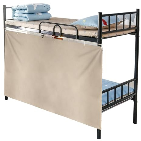 Aisi Bunk Bed Curtains Dorm Room Privacy Canopy Blackout Bunk Bed Drapes for Bottom Bunk Bed