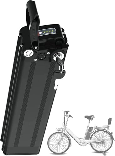 Batterie De Vélo Électrique 36V Batterie E-Bike 36V 10Ah/13Ah/15Ah/20Ah pour Vélo Électrique Pliable, Batterie Lithium-ION Amovible avec Chargeur pour Moteurs 250W/500W/750W 36V 10Ah,2-pin