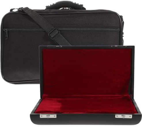 Alasum Estuche Portátil para Oboe Diseño Interno y Material de Madera y Pu, Bolsa Cómoda y Práctica para Transporte de Instrumentos Musicales