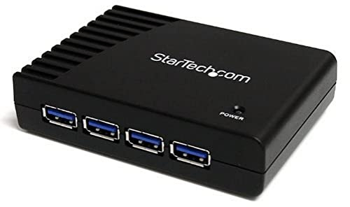 StarTech.com 4 Port Black SuperSpeed USB 3.0 Hub (ST4300USB3GB)