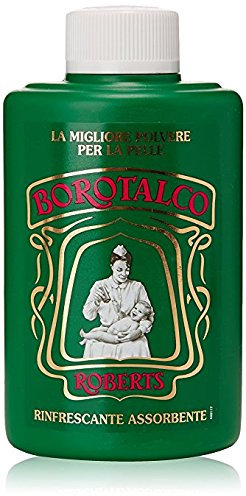 Roberts 6 x Körperpuder in Dose, 200 g, Erfrischend, ASTRINGENT_SUBSTANCE, für Schweiß, Geruch, Alle Hauttypen, Talc, Duftstoffe, 1200 Gramm