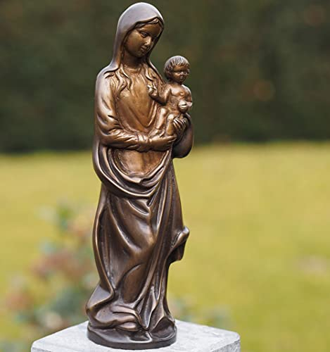 H. Packmor GmbH Bronzefigur kleine Maria mit Kind