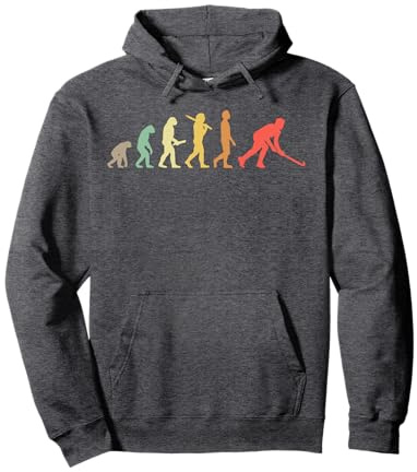 Hockey Evolución Retro Regalo Para Jugadores De Hockey Sudadera con Capucha