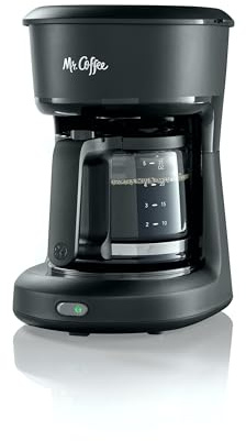 Mr. Coffee® 5-Cup Mini Brew Switch Coffee Maker, Black