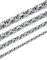 Jewow Edelstahl (8mm,51cm) Halskette für Herren Breite 4/6/8/10mm, Länge 36-76cm Wählbar