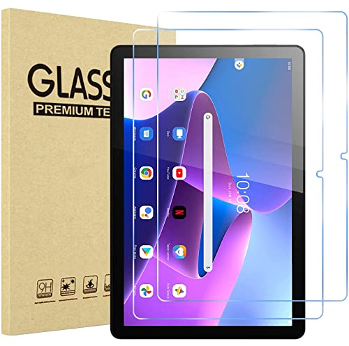 ProCase [2 Stück] Displayschutzfolie Panzer Schutz Glas für 10,1 Zoll Lenovo Tab M10 (3rd Gen) 25,7cm (1920 x 1200, FHD Display) 2022 Schutzfolie Schutzglas Screen Protector Displayschutz Glas -Klar