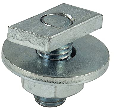 tecuro Tornillo de cabeza de martillo M10 x 30 mm para carril de montaje tipo 38/40, acero galvanizado – HKS3840M1030