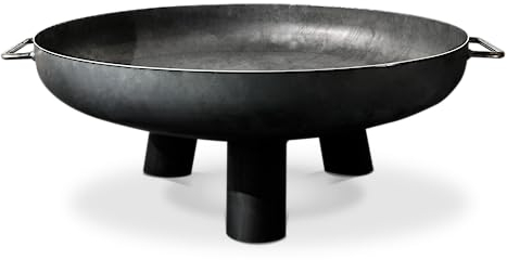 SOUK ONE Brasero de 50 cm de diámetro, para jardín, terraza y balcón, barril de fuego y cesta de fuego (50 cm de diámetro)