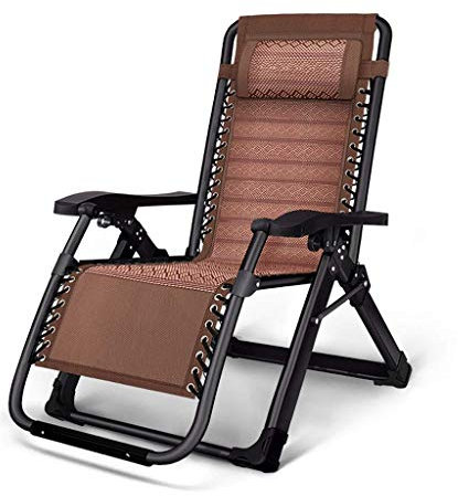 Guyifuny Klappbarer Loungesessel, strapazierfähig, Gartenmöbel-Set, Sonnenliege, Relaxsessel für Terrasse, Terrassenbelag, Gärten, Camping, Klappstuhl