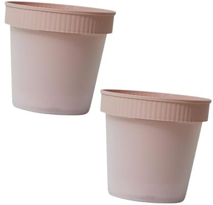 Baoblaze Blumentopf, Pflanzgefäß, Pflanzenbehälter, Mehrzweck-Hydrokultur-Pflanzenhalter, Blumenpflanzer für Zuhause, Esstisch, Party, Foto-Requisite, ROSA