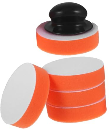Juego de Almohadillas Aplicadoras de Cera para Coche 4 Pulgadas 6 Piezas