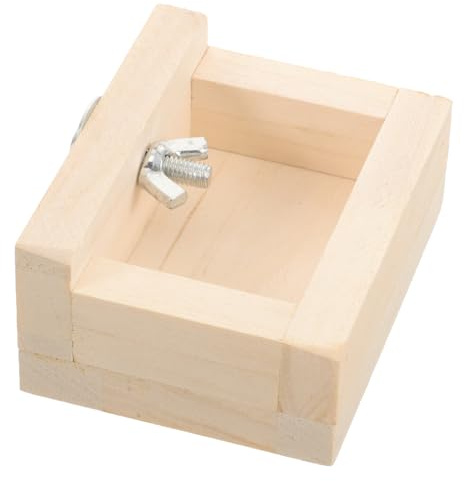 VILLCASE Gamelle Bois pour Hamster et Petits Animaux Bol Alimentaire et Facile à Nettoyer pour Lapin Écureuil Hérisson Capacité Adaptée Aux Besoins Quotidiens Décoration Naturelle pour