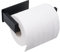 Eowihor Toilettenpapierhalter Ohne Bohren, Selbstklebend Toilettenpapierrollenhalter Edelstahl Klopapierhalter Wc Halter Rollenhalter Klorollenhalter für Küche und Badzimmer, Schwarz