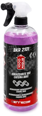 Errecom 1000 Miglia BKR 2101 Bike and Motorbike Chain Degreaser, Biodegradable Formulation, 1 L Spray Bottle