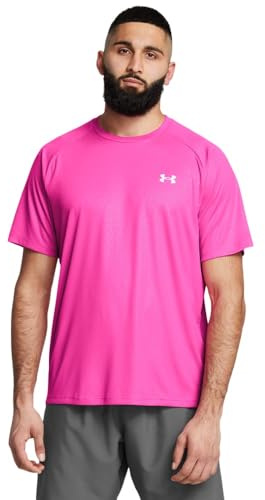 Under Armour T-shirt Tech Emboss pour homme Rose, rose, L