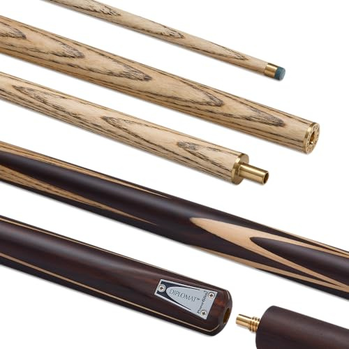 POWERGLIDE Diplomat Professional Ash Snooker Cue 2 Piece 19 oz