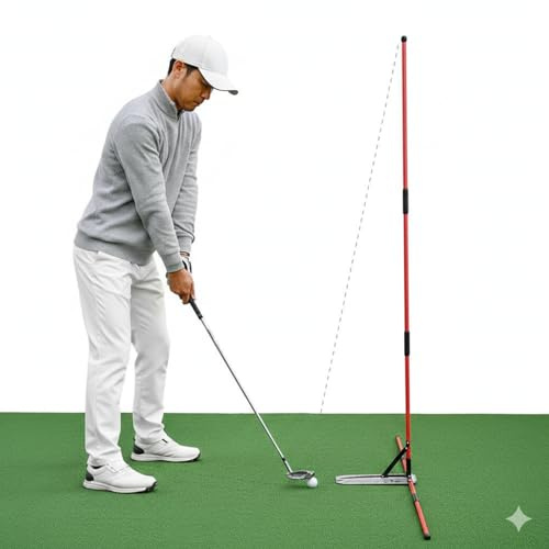Bastoni di allineamento per allenamento di golf, portatile, per allenamento sportivo, canne da allenamento per mirare, correggere l'allenatore per mettere in piena oscillazione