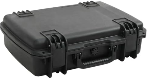 Generico Valigetta da Volo Portatile Nera 50,5x37x14,5 cm in PP,Borse per Fotocamere