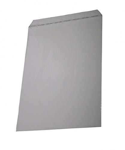 1000 Adhäsionsverschlussbeutel Selbstklebend 250x350 mm Folienversandtaschen B4 Folien Tüten Flachbeutel Klebestreifen