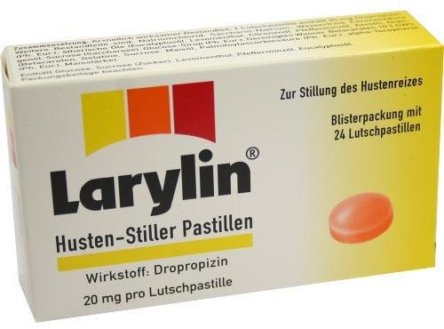 LARYLIN HUSTENSTILLER D 24St Pastillen PZN:4960257