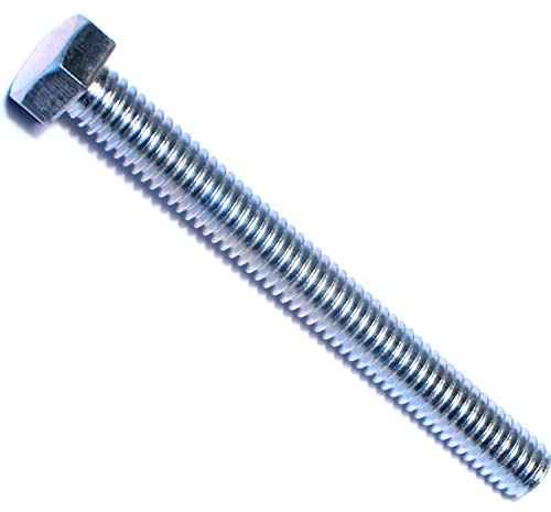 Hard to Find Fastener Tap Hex Bolts, Durable Corrosion-Resistant Steel Hex Head Bolt for Home Improvement, DIY, Construction, 5/16-18 x 3, Pack of 100