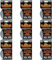 T Rex Tape 241330 wasserfestes Graphitgraues Klebeband, 25 mm x 9,14 m, 9 Stück