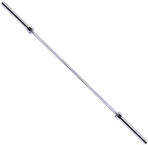 Signature Fitness Olympic Barbell - Bilanciere standard per sollevamento pesi, 2,2 m, cromato