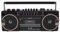 Boombox portatile lettore cassette boombox retrò boombox AM-FM-SW radio stereo con altoparlante grande e jack per cuffie, porta USB, colore: nero