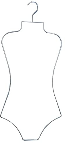 KESOTO Gruccia per Costumi da Bagno Organizzatore per Armadio Appendiabiti per Bikini Espositore Sagomato per Collezioni da Spiaggia Adatto per Boutique E Us, ARGENTE