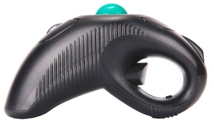 BESPORTBLE Souris Trackball sans Fil 24 Ghz Portable Noire Commande Pouce Connexion USB Design Ergonomique Ambidextre pour Ordinateur Portable et Soulagement Douleurs Articulaires