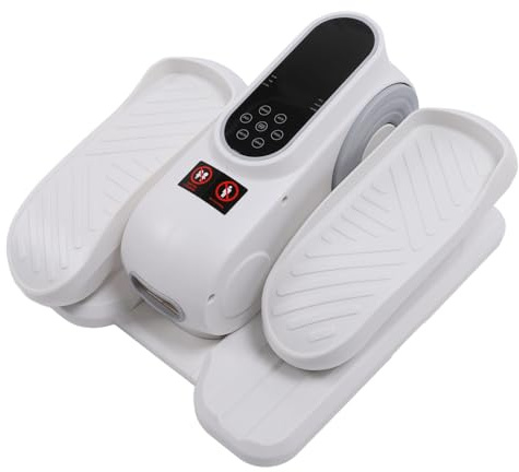 ZAICOLER Ellittica da Scrivania, Display LCD a 12 velocità, 50 W, Silenziosa, Doppia Direzione, Protezione Articolare a Basso Impatto, Macchina per Esercizi con Pedale Ginnico (Spina europea)