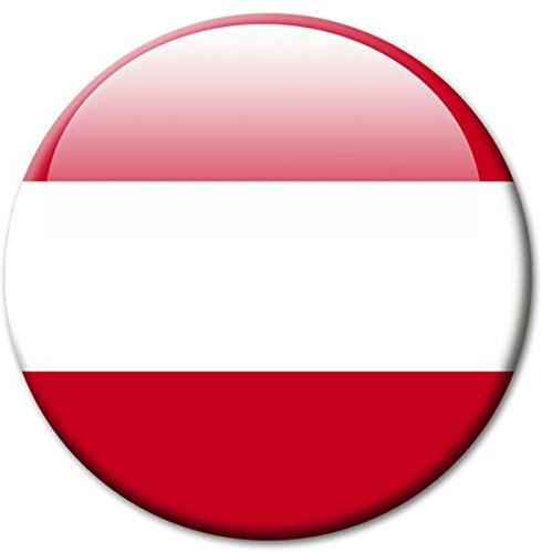 Kühlschrankmagnet Österreich Flaggen Magnet Länder Reise Souvenir Flagge Austria für Kühlschrank stark groß 50 mm