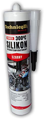 BLACK HIGH TEMPERATURE SILICONE ADHESIVE SEALANT 300 ml HEAT RESISTANT 300'C liquid gasket new