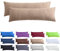 NatureMark 2er Set Jersey Kissenbezüge – Elastisch, weich, atmungsaktiv und hautfreundlich – Waschbare Kissenhülle - 40x145 cm (ideal für Seitenschläferkissen) – Sand/Beige