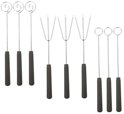 Cabilock Juego Herramientas Fondue De Queso Tenedor Inoxidable Para Pepinillos Herramientas Mojar