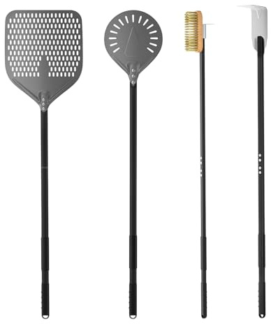 G.a HOMEFAVOR 4-Piece Pizza Tool Set, Pizza Oven Accessories, Pizza Kit