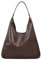 GSenhui Slouchy Tote Bag Weiche Kunstleder Handtasche Groß Hobo Tasche Shoulder Bags Vintage Schultertasche Shopper Bag Braun