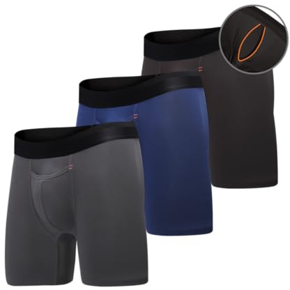 All Citizens Amazon Exclusive Ball Pouch Underwear for Men, Mens Boxers Briefs with Patented Pouch, Breathable, No Ride Up